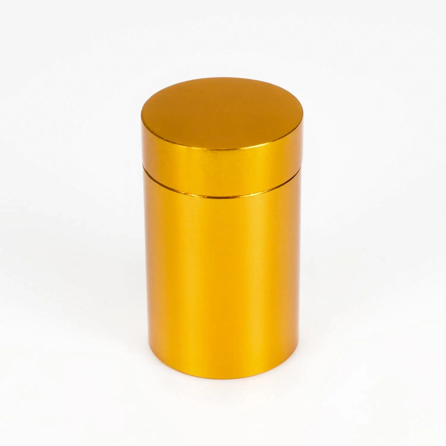 Goldfarbender Aluminium Abstadshalter für Schilder- 4er Set 19 x 25 mm