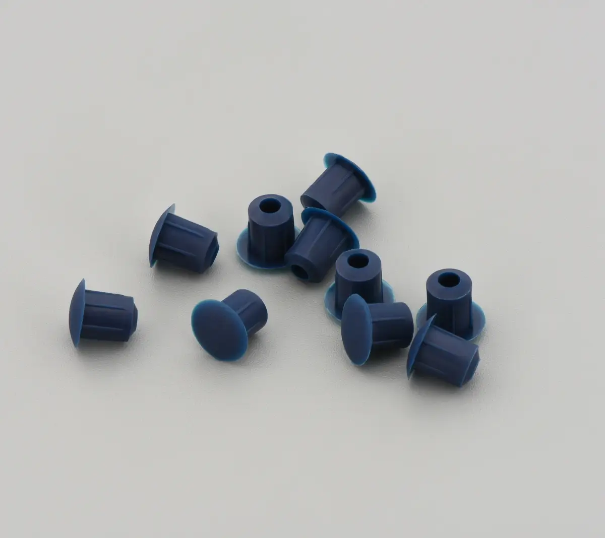Bohrloch Abdeckkappe 5mm Dunkel Blau