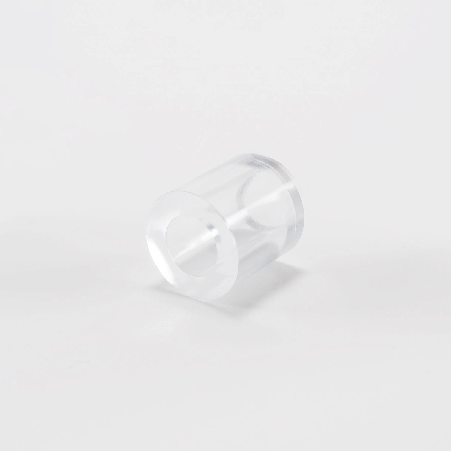 Kunststoff Distanzhülse glasklar in 12mm Länge