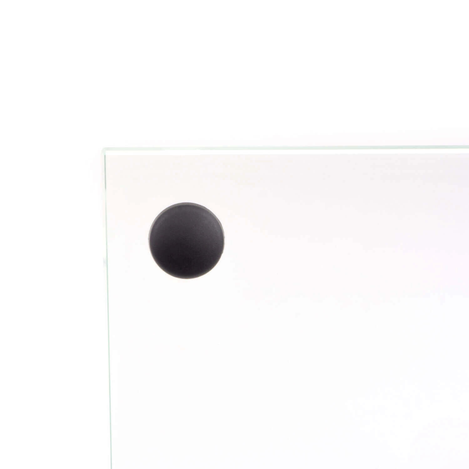 Schildbefestigung mit Distanzhülse Set Schwarz 13 mm