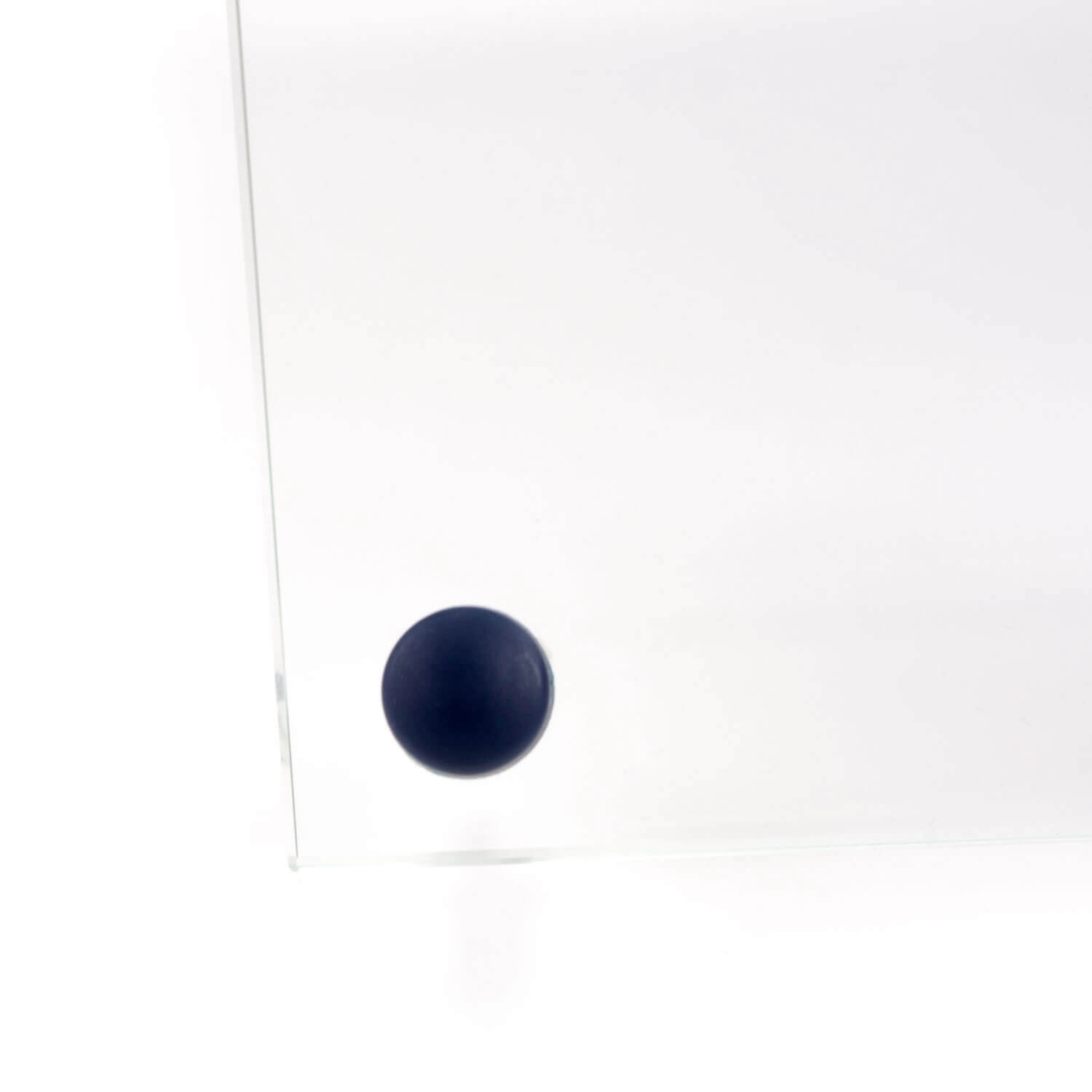 Schildbefestigung mit Distanzhülse Set Blau 13 mm
